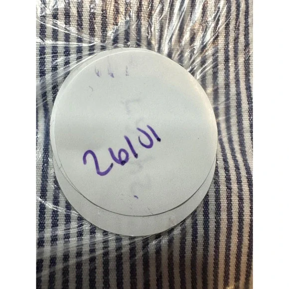 Ariat REAL Shirt Womens Medium Blue White Stripe Fitted Western Button Up